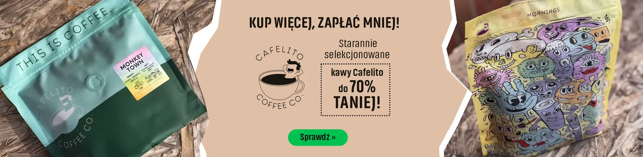 Kup więcej, zapłać mniej z kawami Cafelito
