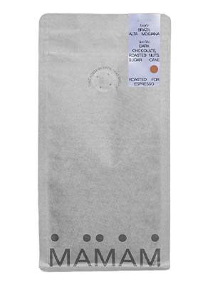 Kawa ziarnista MAMAM Brazil Alta Mogiana Espresso 1kg
