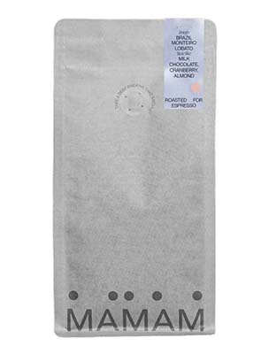 Kawa ziarnita MAMAM Brazil Monteiro Lobato Espresso 1kg