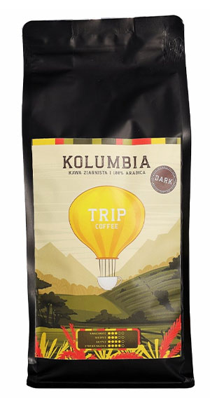Kawa ziarnista Trip Coffee Kolumbia DARK 1kg