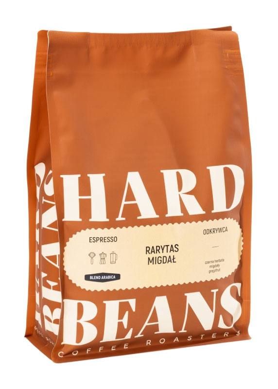 Kawa ziarnista Hard Beans Rarytas Migdał Espresso 1kg