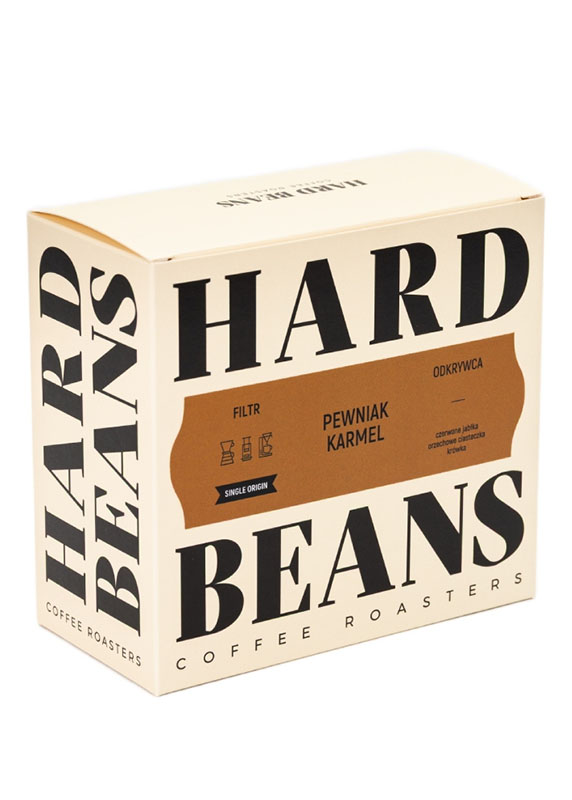  Kawa ziarnista Hard Beans Pewniak Karmel Filtr 250g