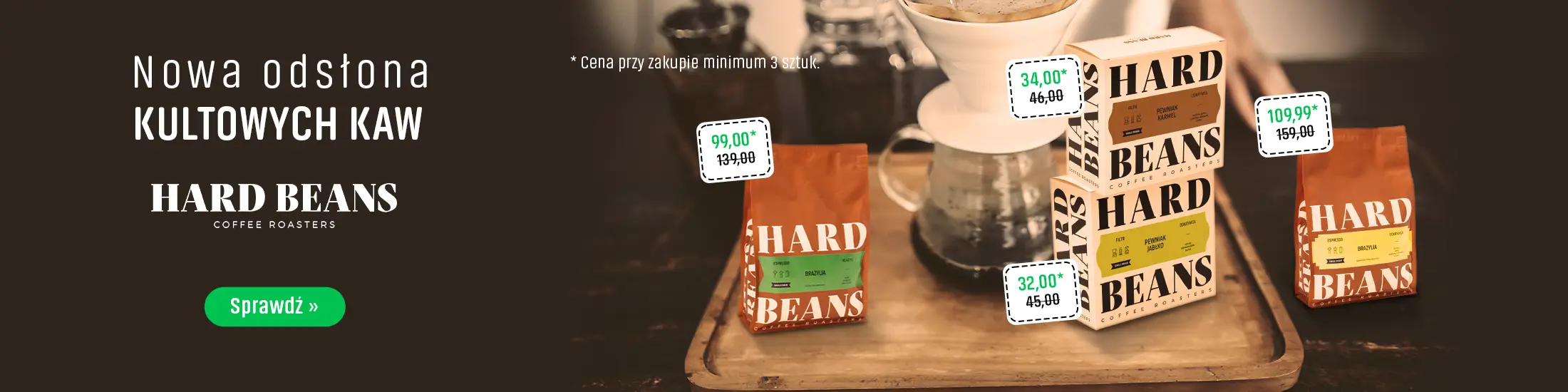 NOWA ODSŁONA KULTOWYCH KAW Hard Beans