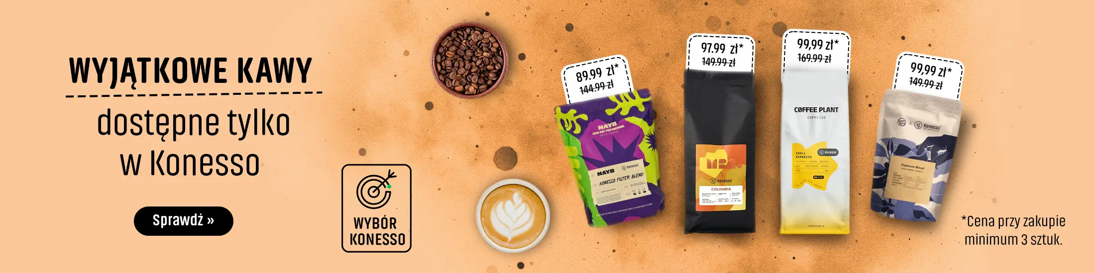 Wyjątkowe kawy dostępne tylko w Konesso