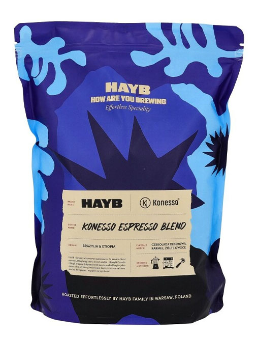 Kawa ziarnista HAYB Konesso Espresso Blend 1kg (ID: 12490)