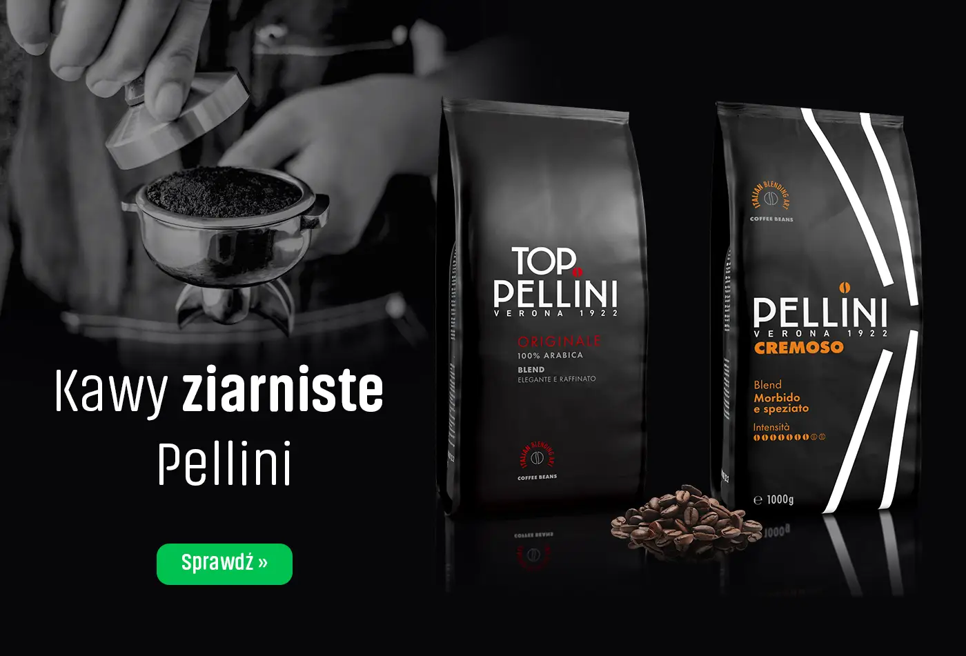 Kawy ziarniste Pellini