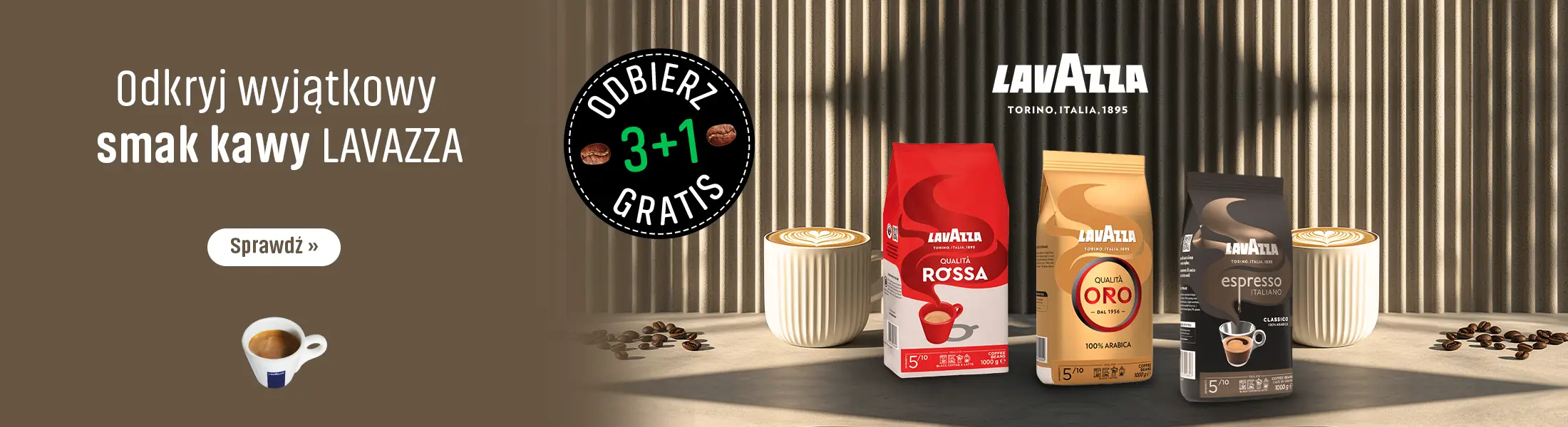 Odkryj wyjątkowy smak kawy Lavazza