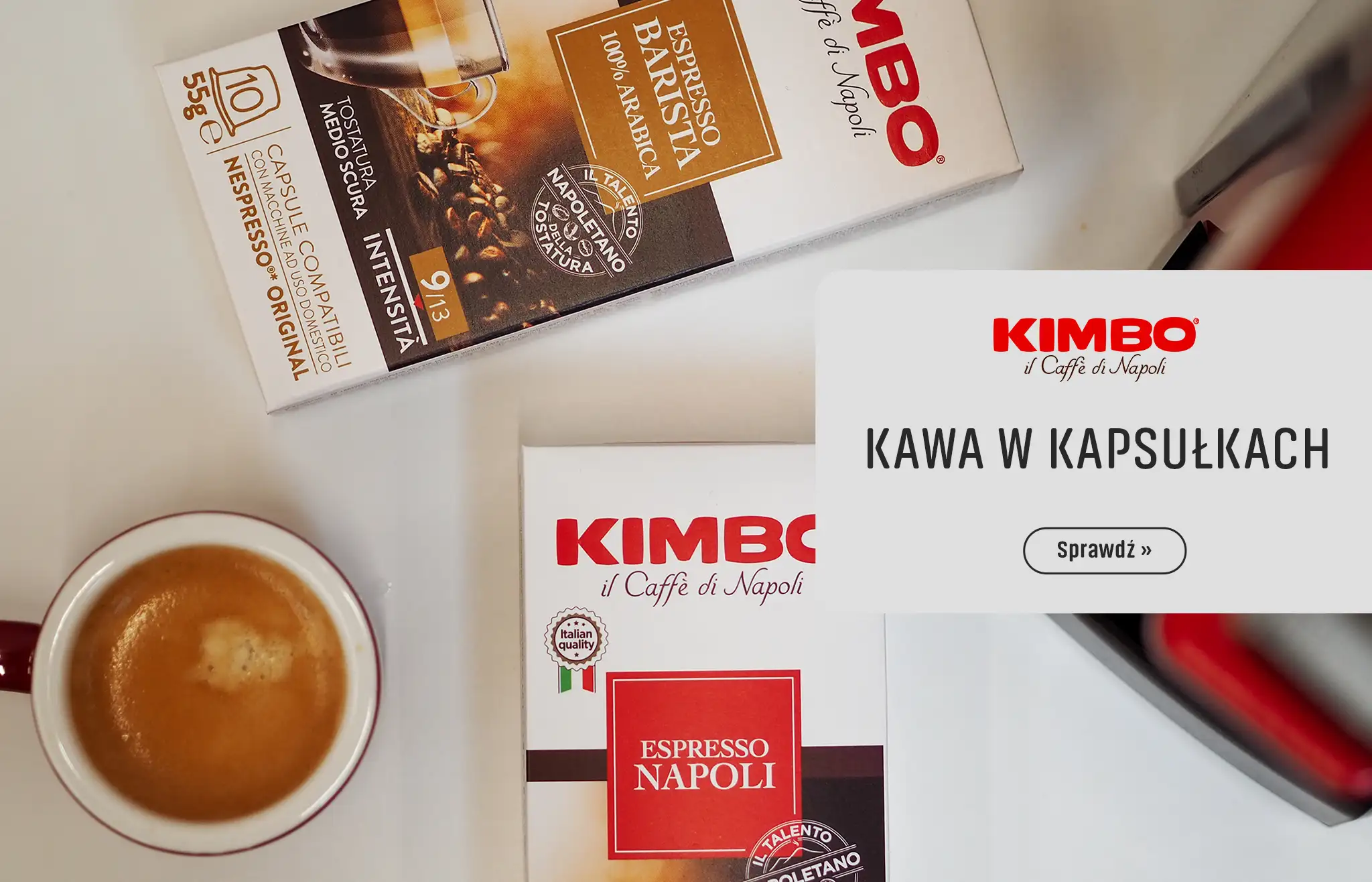 Kawa w kapsułkach KIMBO