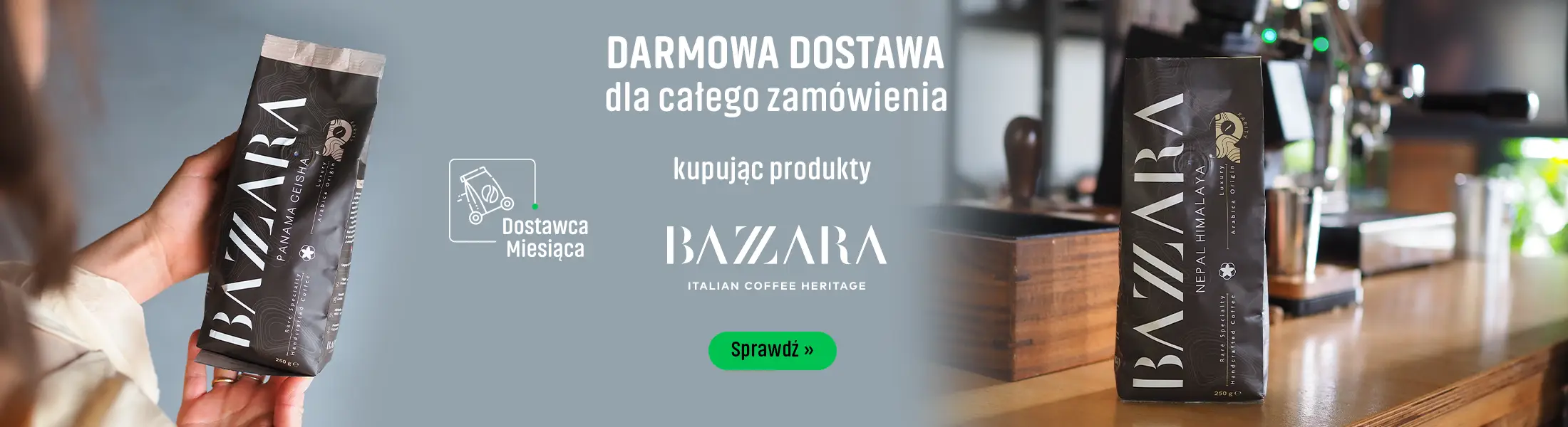 Darmowa dostawa dla całego zamówienia kupująć produkty Bazzara