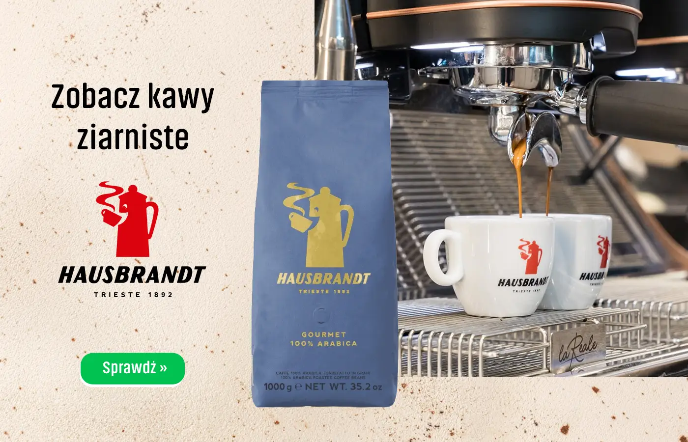 Kawy Hausbrandt pod espresso