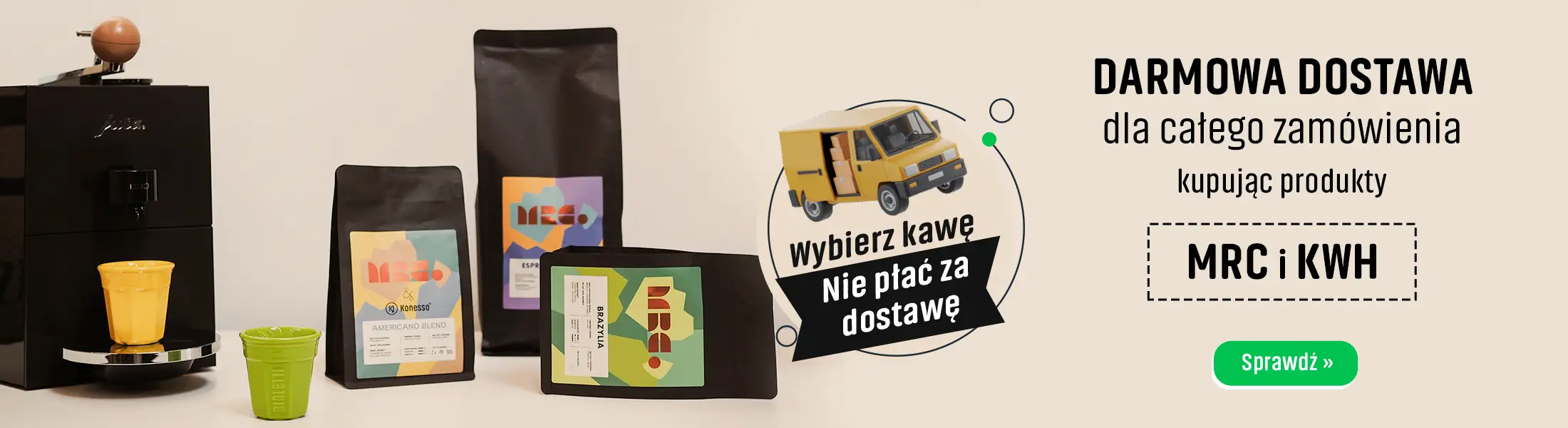 Darmowa dostawa dla całego zamówienia kupując produkty MRC i KWH