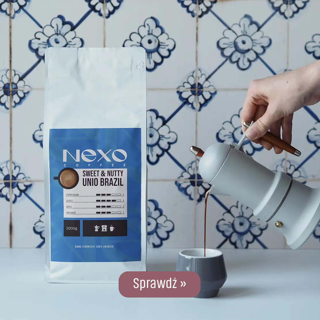 Kawa ziarnista NEXO Coffee Unio Brazil 1kg