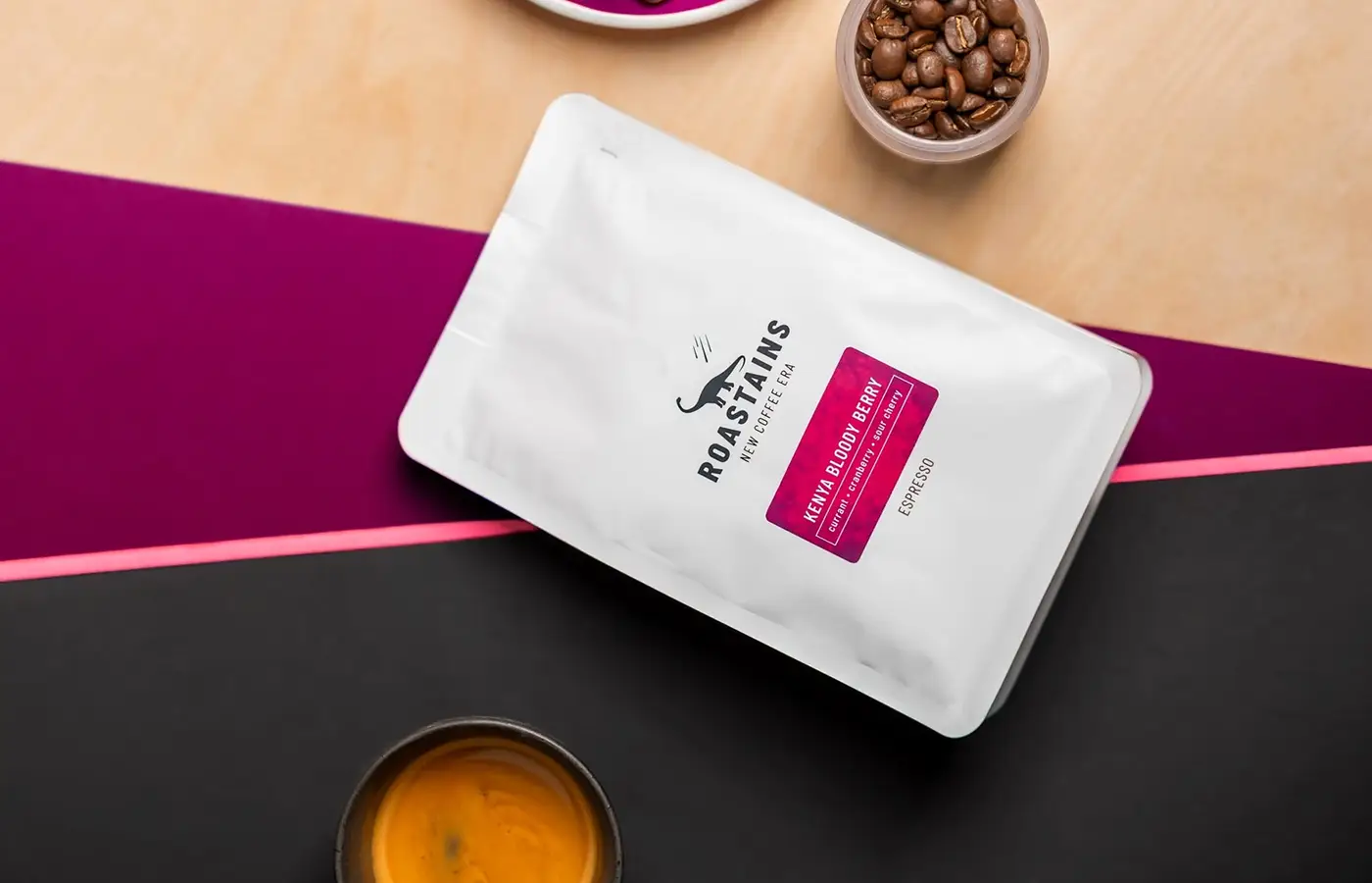 Kawa ziarnista Roastains Kenia Bloody Berry ESPRESSO 250g