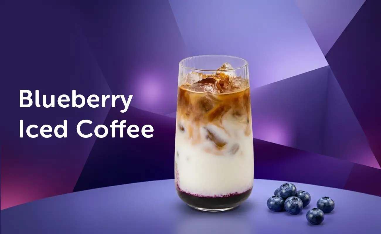 Blueberry Iced Coffee z koncentratem kawowym Jacobs