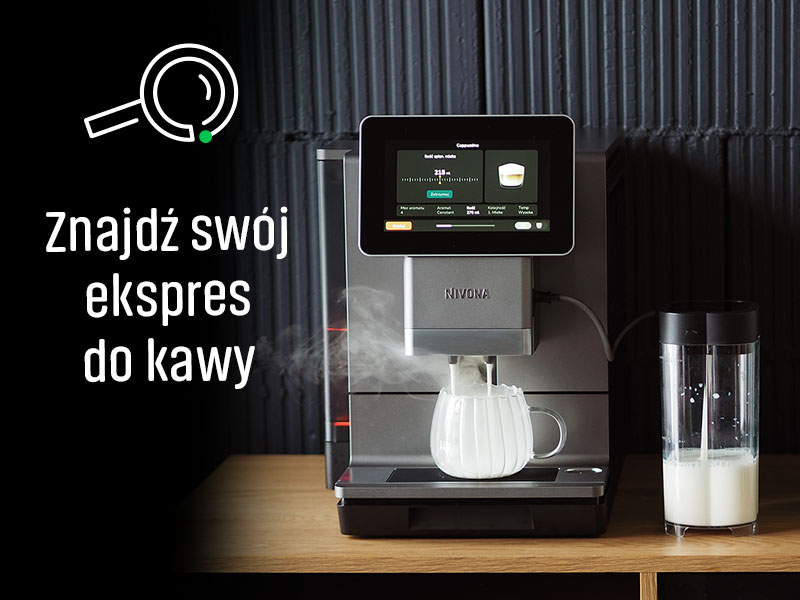 1. Dodaj do koszyka zakupowego wybrany ekspres do kawy