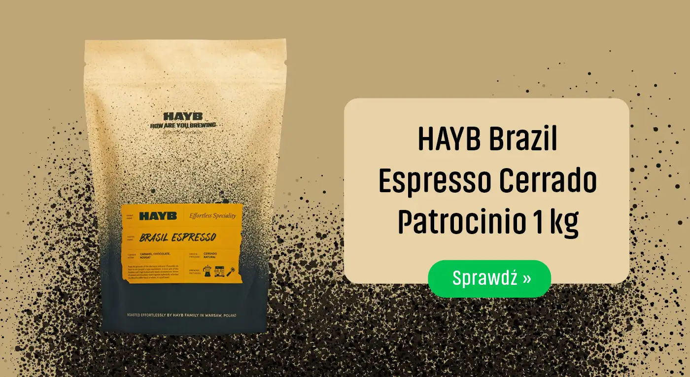 Kawa ziarnista HAYB Brazil Espresso Cerrado Patrocinio 1kg