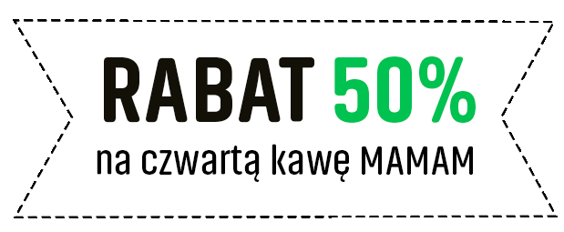 Rabat 50% na czwartą kawę MAMAM