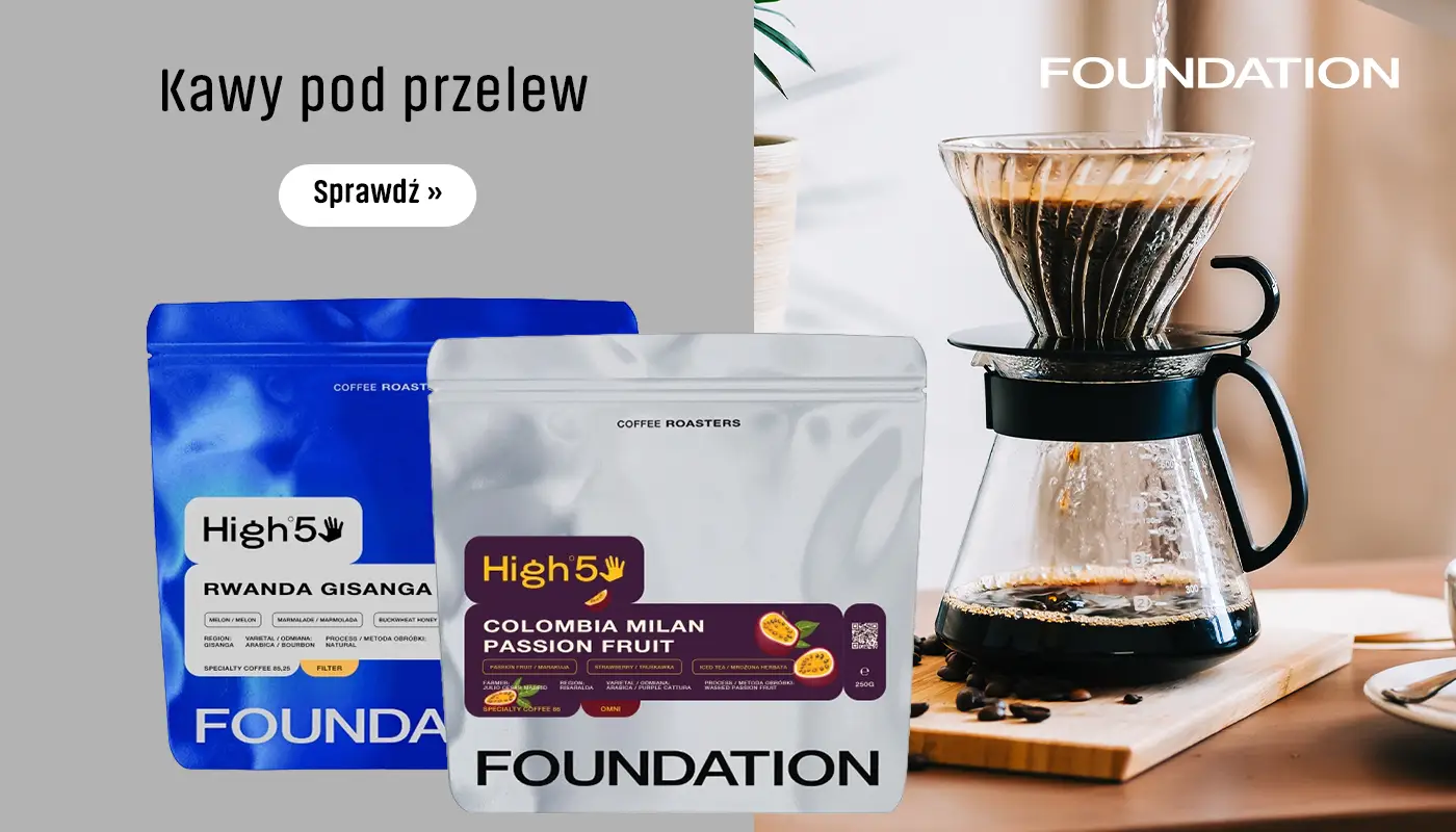 Kawy Foundation Coffee Roasters pod przelew