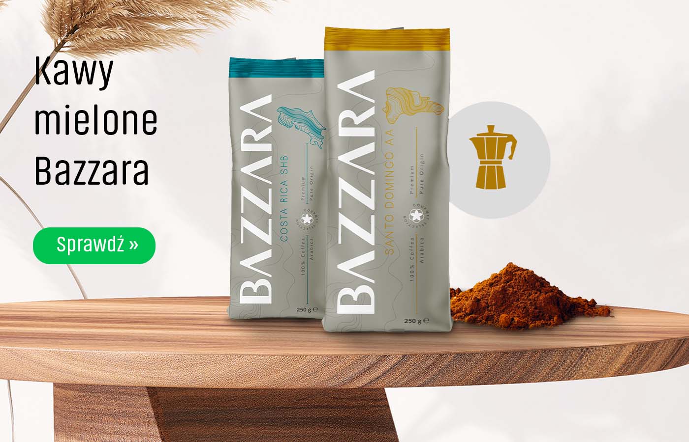 Kawy mielone Bazzara