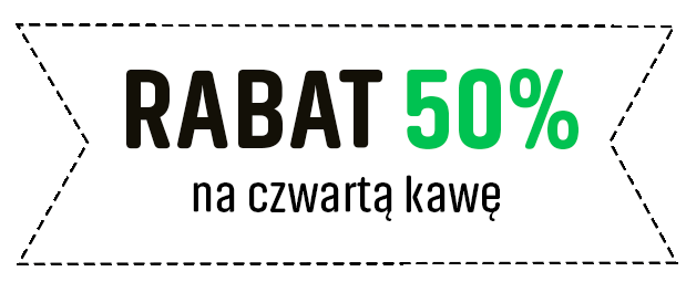 Rabat 50% na czwartą kawę Coffee Plant
