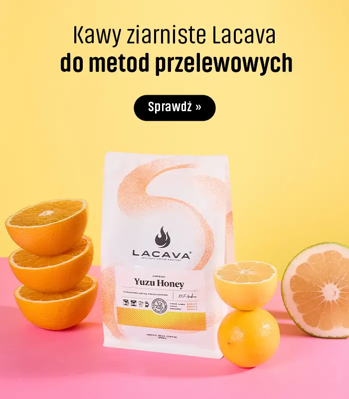 Kawy ziarniste Lacava do metod przelewowych