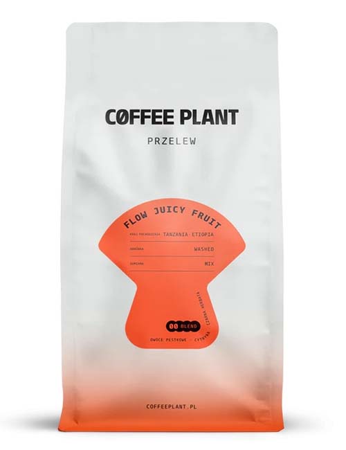 Kawa ziarnista COFFEE PLANT FLOW Juicy Fruit 800g