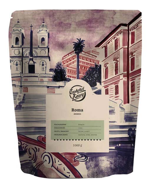 Kawa ziarnista Instytut Kawy Roma 1kg