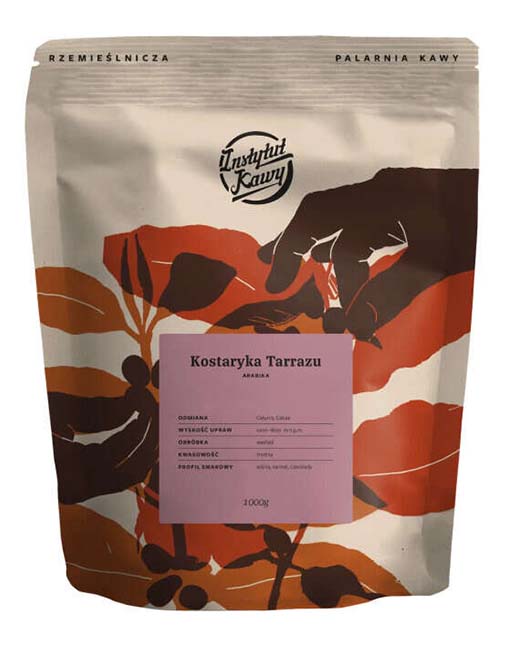 Kawa ziarnista Instytut Kawy Kostaryka Tarrazu 1kg