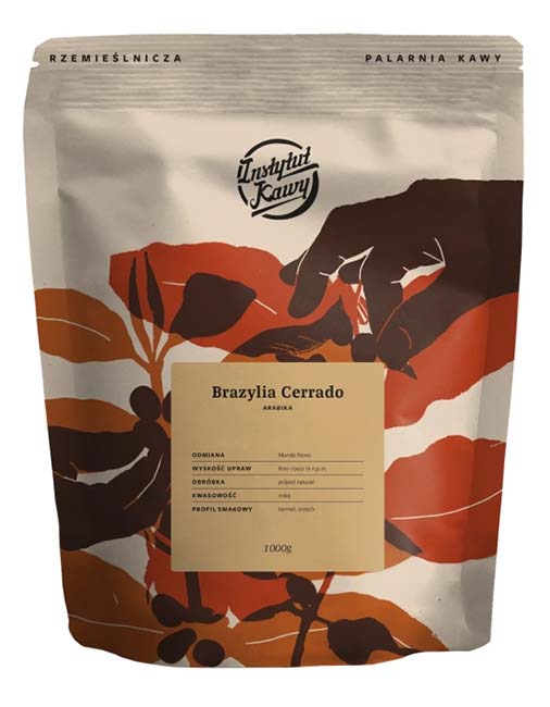 Kawa ziarnista Instytut Kawy Brazylia Cerrado Espresso 1kg