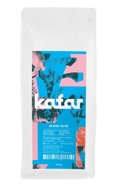 Kawa ziarnista Kafar Klasyczny Blend 70/30 1kg
