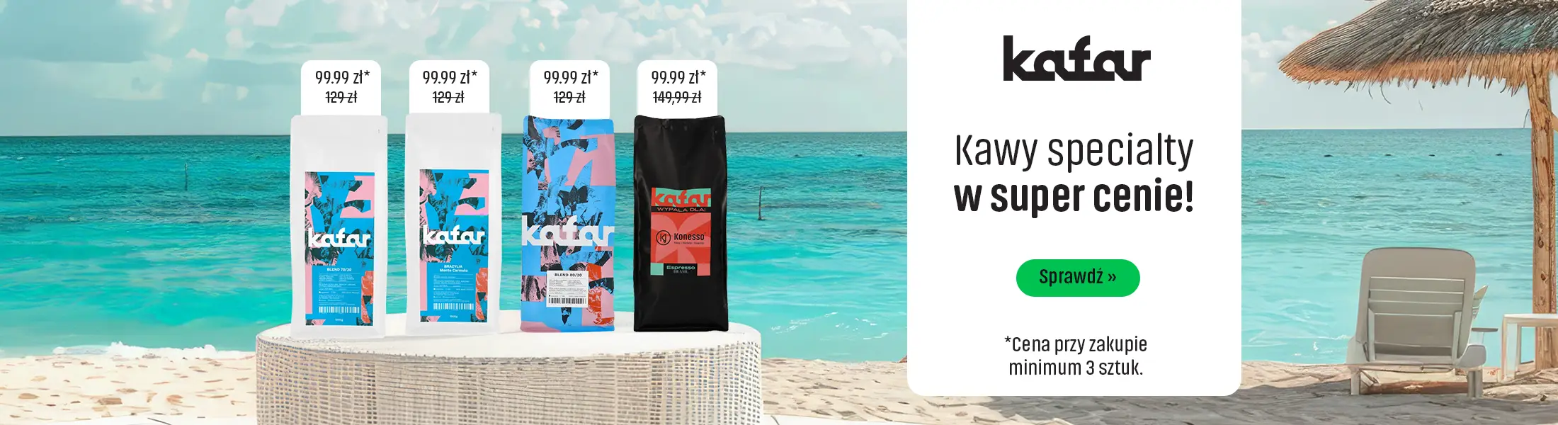 Kawy Kafar w super cenie