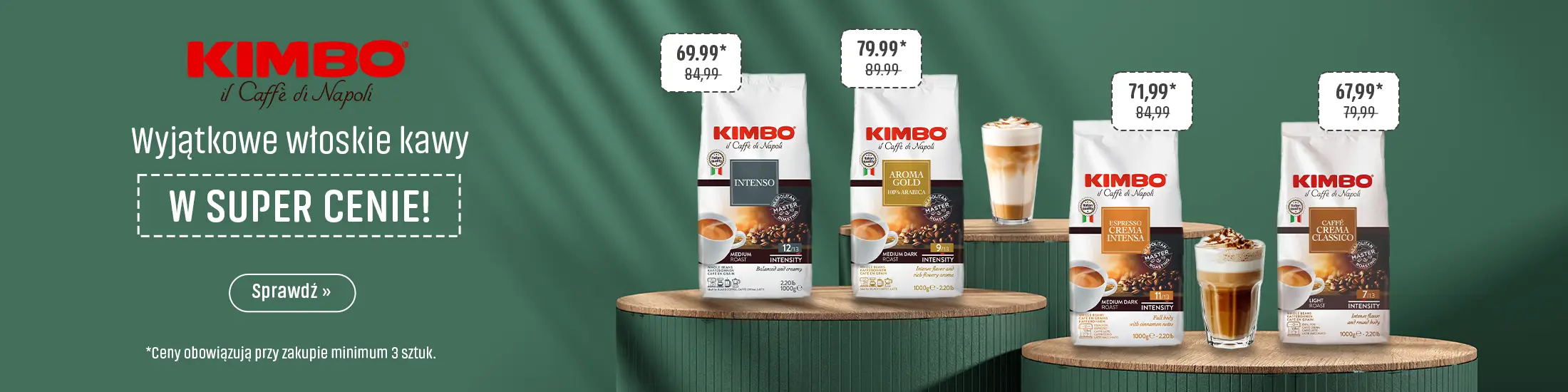 Kimbo - Wyjątkowe włoskie kawy w SUPER CENIE