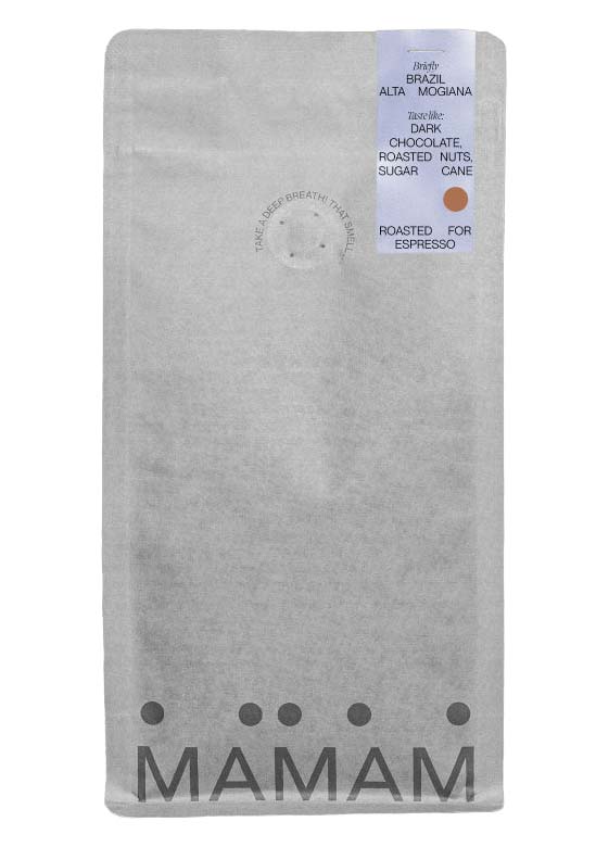 Kawa ziarnista MAMAM Brazil Alta Mogiana Espresso 1kg