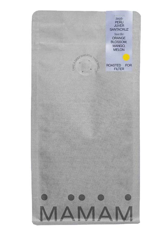 Kawa ziarnista MAMAM Peru Juver Santacruz Filtr 250g