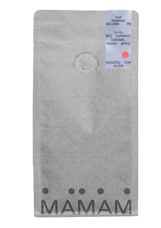 Kawa ziarnista MAMAM Rwanda Gicumbi PB Filtr 250g
