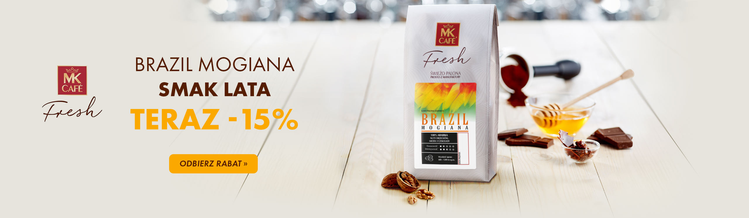 Kawa Mk Fresh Brazil Mogiana z Rabatem -15%