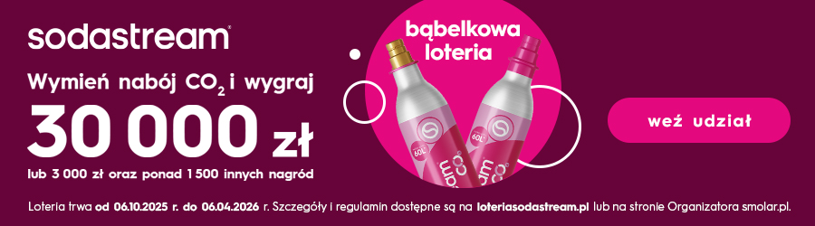 Weź udział w Bąbelkowej loterii SodaStream