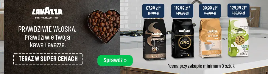 Wielopaki kaw Lavazza w atrakcyjnie niskich cenach!
