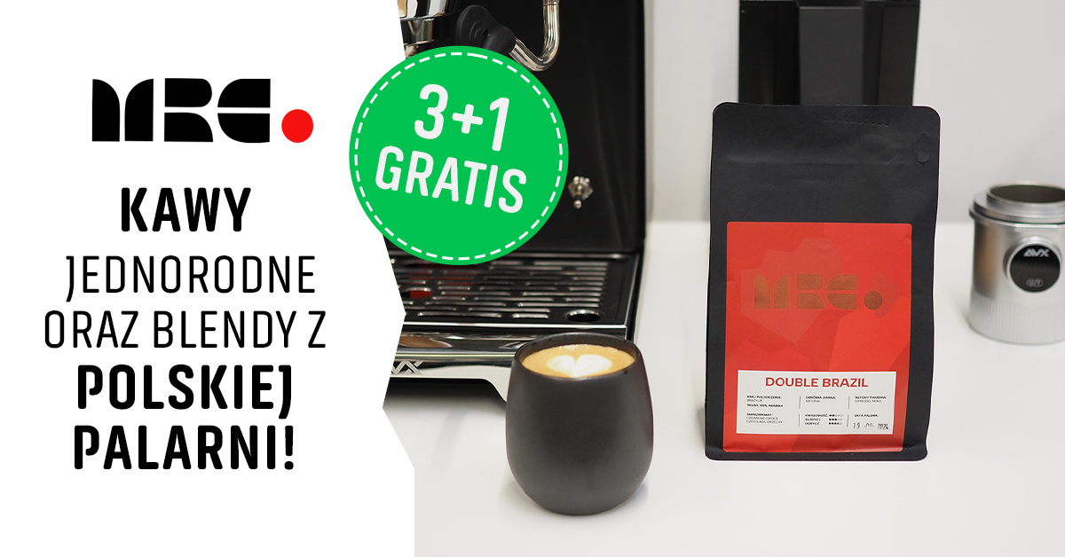 Kawy ziarniste MRC – Promocja 3+1 gratis