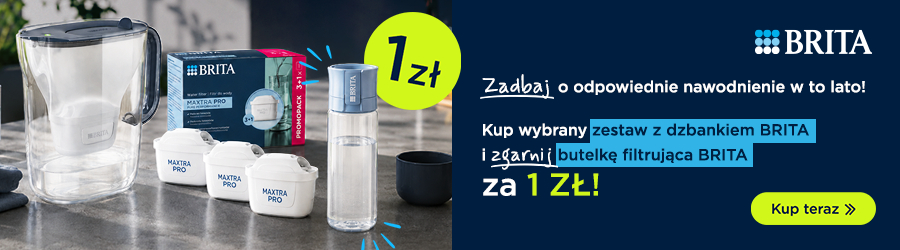 Kup dzbanek BRITA i zgarnij butelkę za 1 zł!