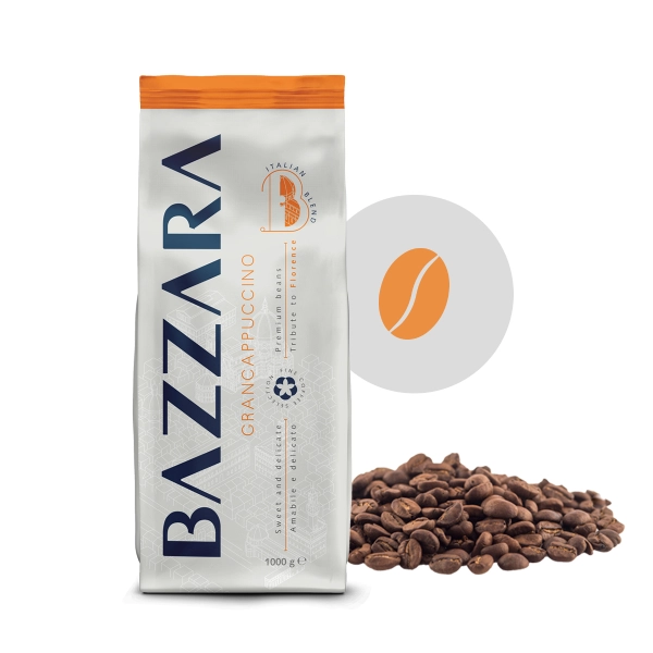 Bazzara Grancappuccino 80% Arabica 20% Robusta Italian Blends