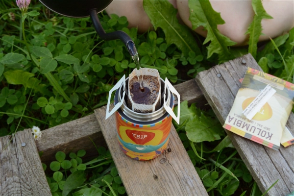Drip bag - powoli zalewaj wodą