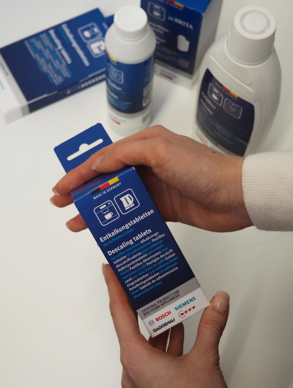 Środki do konserwacji i czyszczenia ekspresów do kawy