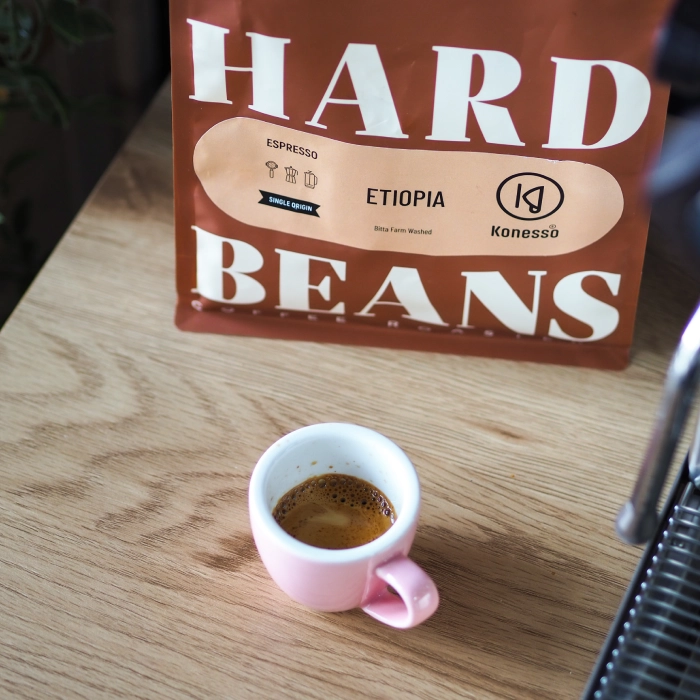 Jak zaparzyć kawę Hard Beans Etiopia Bitta Farm Espresso - KONESSO
