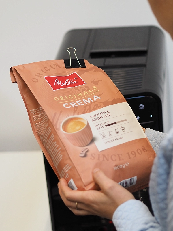 Jak zaparzyć kawę Melitta Crema Origin w ekspresie automatycznym