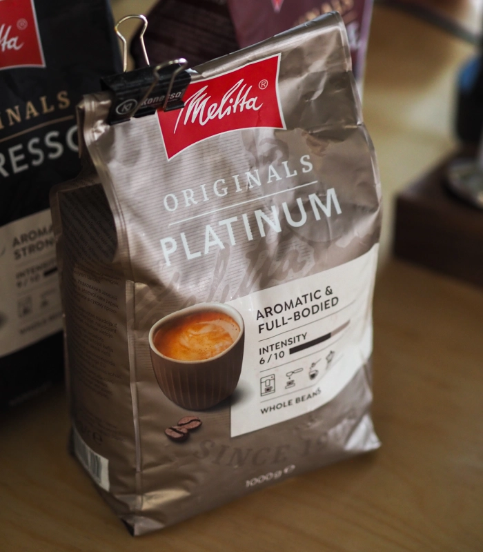 Kawa ziarnista Melitta Originals Platinum - jak zaparzyć