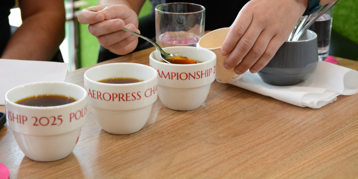 Test smaku na Eliminacjach Mistrzostw Polski AeroPress Stalowa Wola