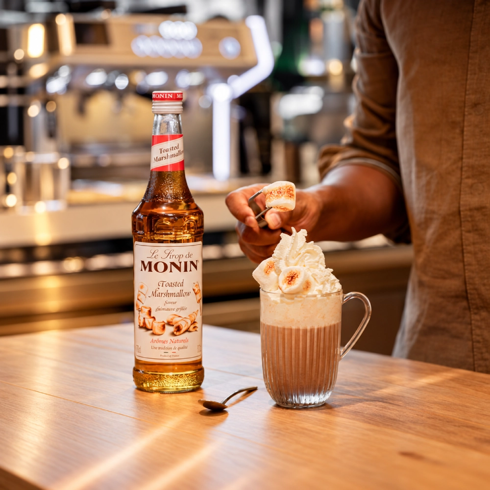 Toasted Marshmallow Latte z warstwą mlecznej pianki