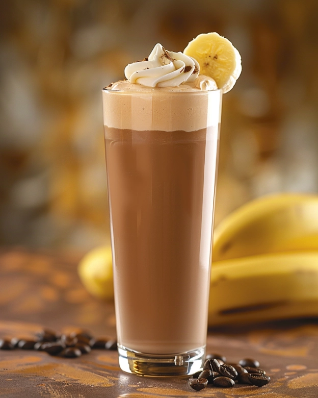 Koktajl kawowo-bananowy