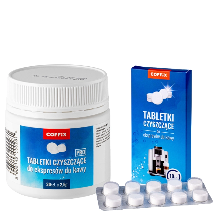 Tabletki czyszczące do ekspresów COFFIX - uniwersalne